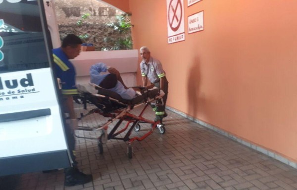 El herido se encuentra en el hospital.