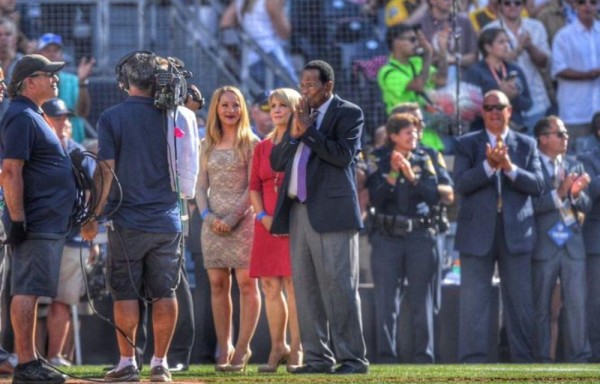 Rod Carew, emocionado.