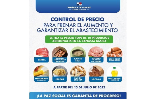 Estos son los 10 productos a los que se le aprobó congelar el precio