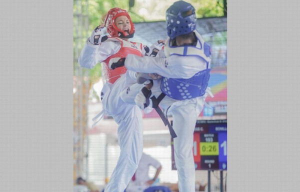 Carolena Cartens de taekwondo.