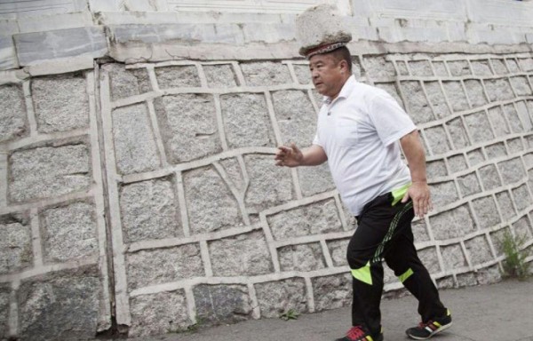 Gimnasio barato: piedra de 88 libras