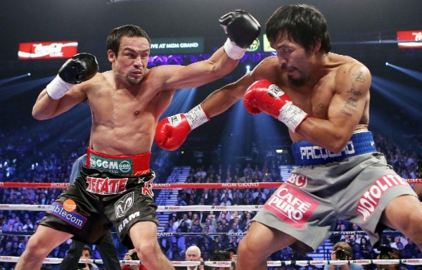 El mexicano Juan Manuel Márquez noqueó al astro filipino Manny Pacquiao en 2012.