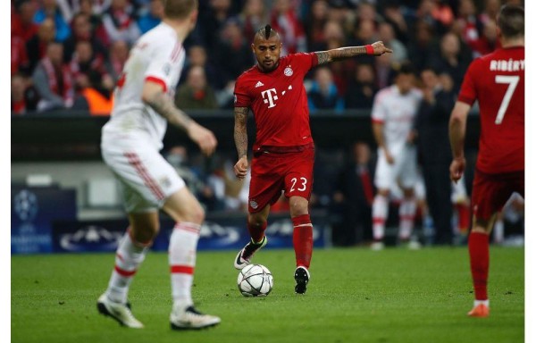 Arturo Vidal fue el hombre más destacado en la cancha.