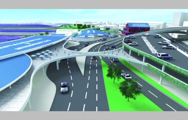 La estructura tendrá una rampa desde la cinta costera para conectar al área de restaurantes en el nivel 2.