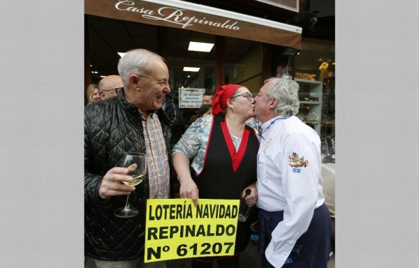 Asturias. La venta del ‘gordo' se celebra.