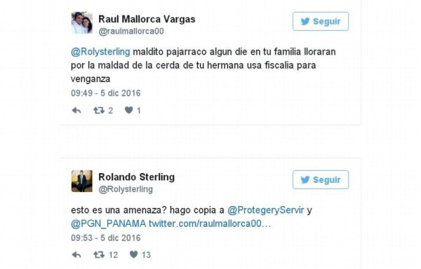 La conversación en Twitter.