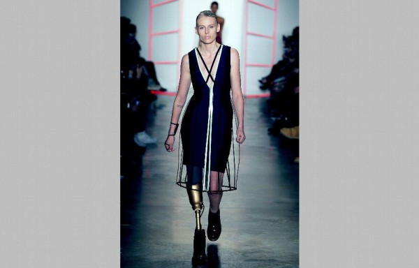 La fotografía iba acompañada de un mensaje positivo.