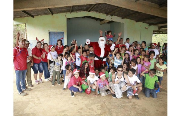 Alegría fue la sensación que quedó en ese pueblo.