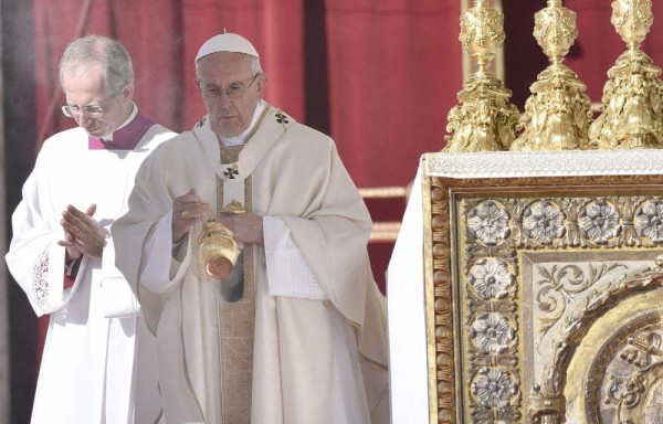 Papa Francisco ofició acto.