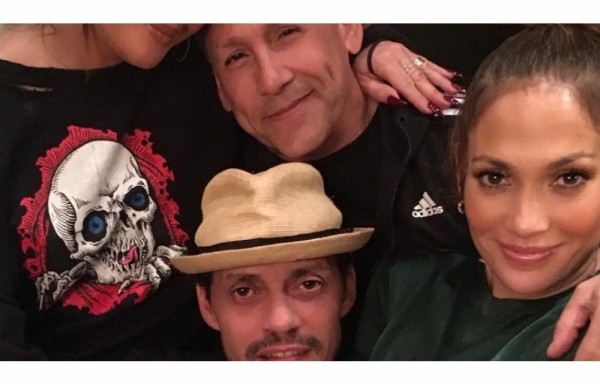 JLo y Marc Anthony celebran juntos