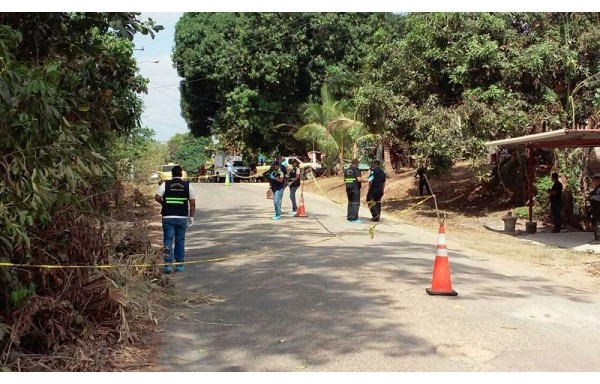 Los peritos buscan establecer el móvil del crimen.