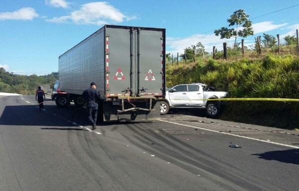 La colisión se produjo en el sector conocido como La Pita