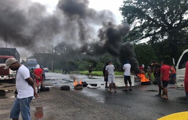 El ataque se dio en medio de protestas que se dieron el martes en Colón