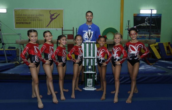 Nueve gimnastas entre las edades de 6 a 11 años estarán compitiendo por la Copa Sun & Surf Espectáculo, que se llevará a cabo en Miami.