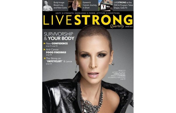 Lorena Rojas es la protagonista de la revista Livestrong.