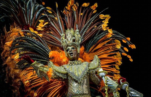 Garotas de fuego en Carnaval de Río