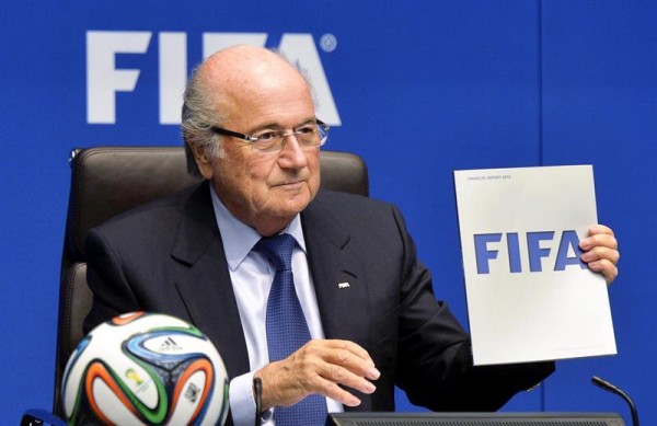 Joseph Blatter, Presidente de la FIFA.