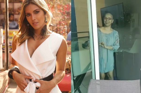 Carolina Castillo quisiera abrazar a su madre, quien padece leucemia y está hospitalizada