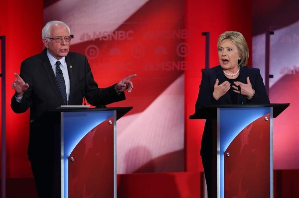 Bernie Sanders y Hillary Clinton.