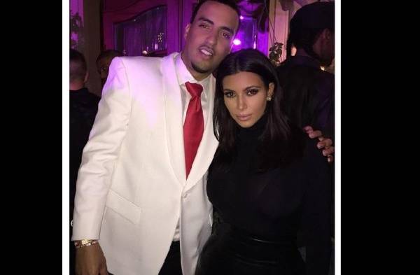 Kim y French Montana novio de su hermana Khloe.