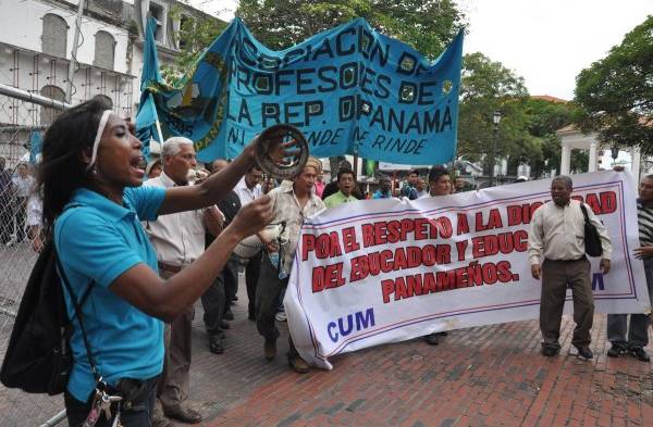 Educadores inician jornada de protestas esta semana.