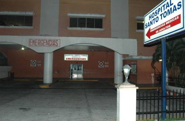 Hospital Santo Tomás donde llegó el hombre