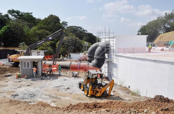 El tanque María Henríquez forma parte del grupo de obras 2 y tiene un 98% avance.