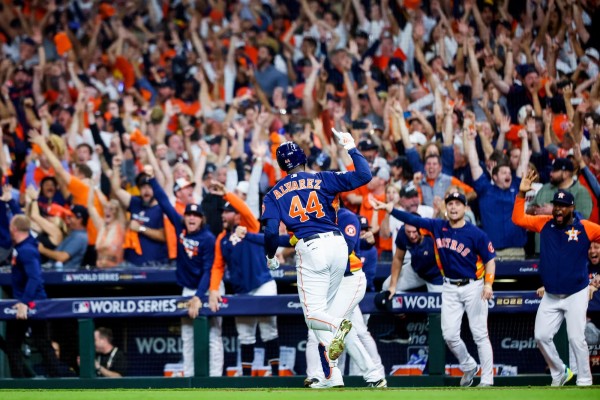 Los Astros ganaron la Serie Mundial en su casa.