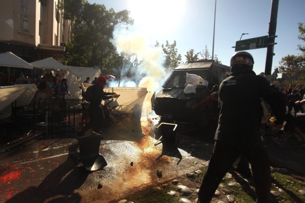 Las marchas por el Día de la Mujer dejaron 84 personas detenidas en Chile