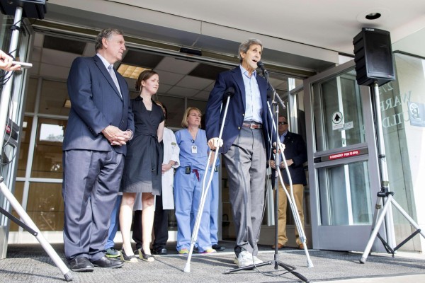 Kerry se rompió el fémur el pasado 31 de mayo en Suiza.