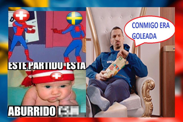 Los memes más graciosos que dejó el encuentro de Suecia y Suiza en el Mundial 