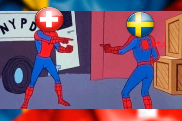 Los memes más graciosos que dejó el encuentro de Suecia y Suiza en el Mundial 