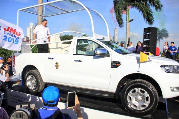 El papa andará en una 4x4 