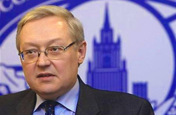 Serguei Riabkov, viceministro de relaciones exteriores de Rusia.