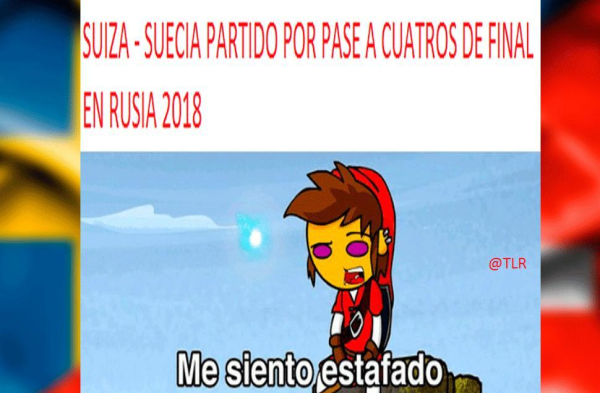 Los memes más graciosos que dejó el encuentro de Suecia y Suiza en el Mundial 