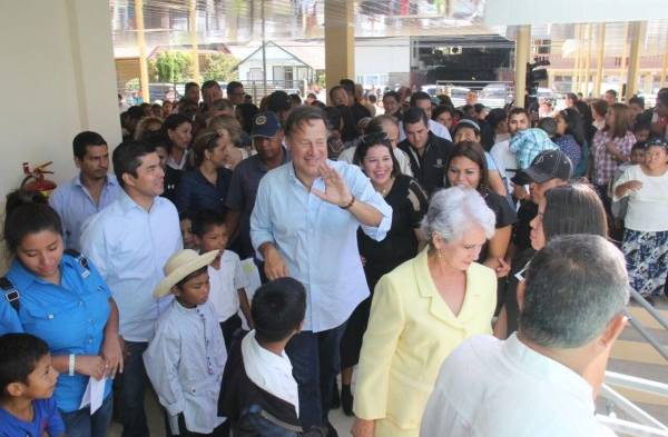 Presidente Varela inauguró la primera fase del Centro Educativo&nbsp;.