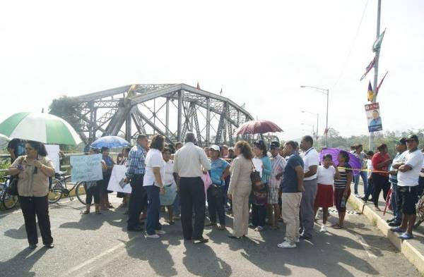 Protesta en Bocas del Toro.