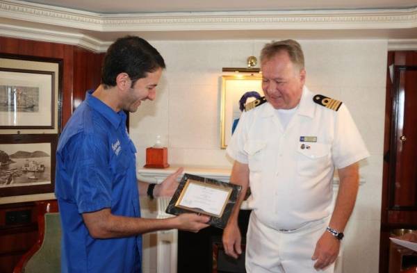 ATP entrega reconocimiento a la línea de cruceros Star Clippers