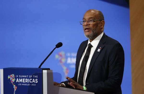 El primer ministro de Haití, Ariel Henry.