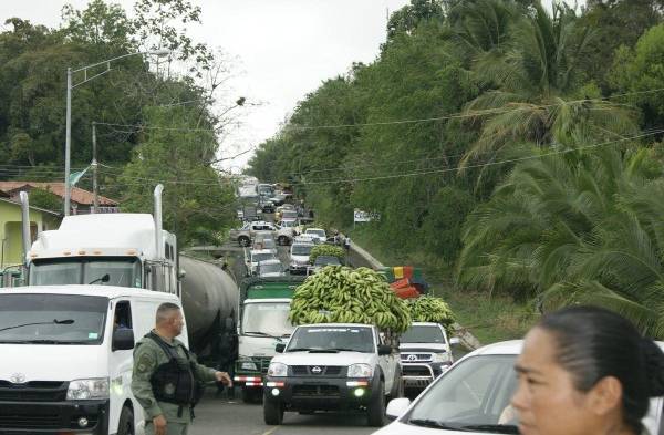 Actividad comercial se vio afectada por el cierre.