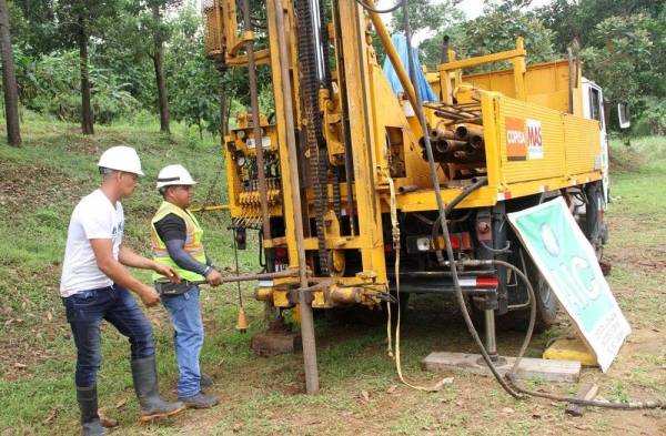 Consorcio Grupo Parque Norte inició excavaciones para detectar aguas subterráneas .