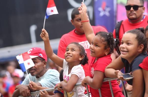 La celebración del segundo gol de Panamá en el Mundial de Rusia