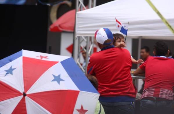 La celebración del segundo gol de Panamá en el Mundial de Rusia