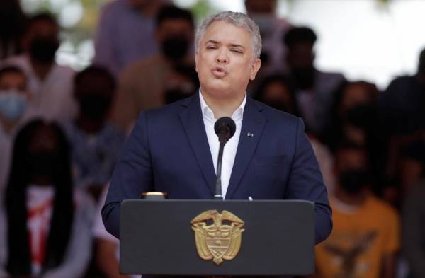 El presidente de Colombia, Iván Duque.