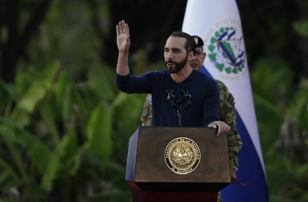 El presidente de El Salvador, Nayib Bukele, en una fotografía de archivo.