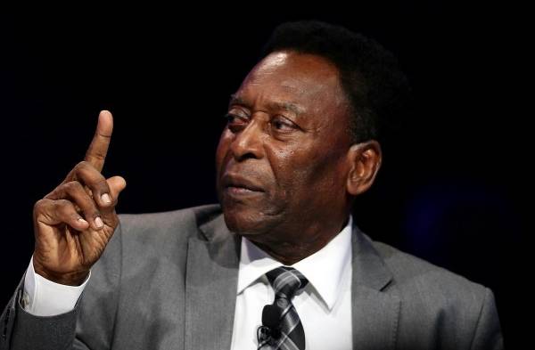 El fallecido exfutbolista brasileño Edson Arantes do Nascimento, Pelé, en una fotografía de archivo.