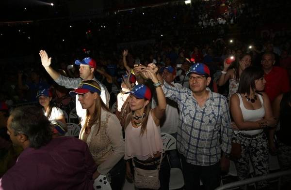 Hubo muchos seguidores venezolanos.