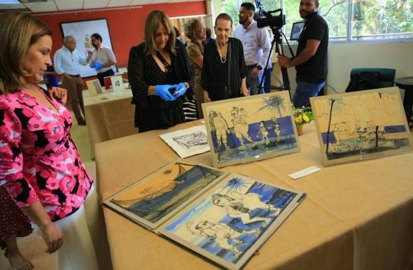 Biblioteca Nacional exhibe el archivo personal del pintor panameño Julio Zachirsson 