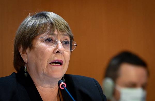 Foto de archivo de la alta comisionada de la ONU para los derechos humanos, Michelle Bachelet.