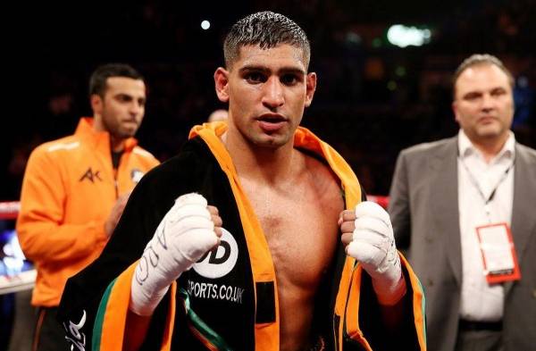 El boxeador británico Amir Khan (29-3-0, 19 nocauts).